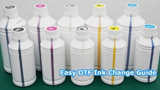 KECAI DTF Tutorial on Changing Ink